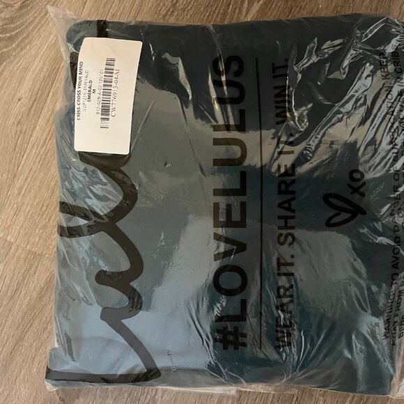 Lulus Criss-cross Your Mind Emerald Cross-front Wide-leg Jumpsuit Green - Size S - Picture 3 of 4